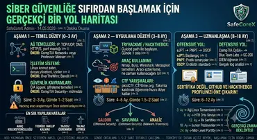 Siber Güvenliğe Sıfırdan Başlamak İçin Gerçekçi Bir Yol Haritası